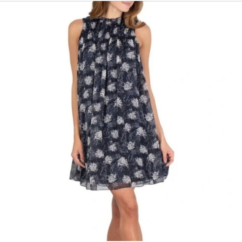 Joie Dress JE6000PR Baltic Print Black Gray Women’s S